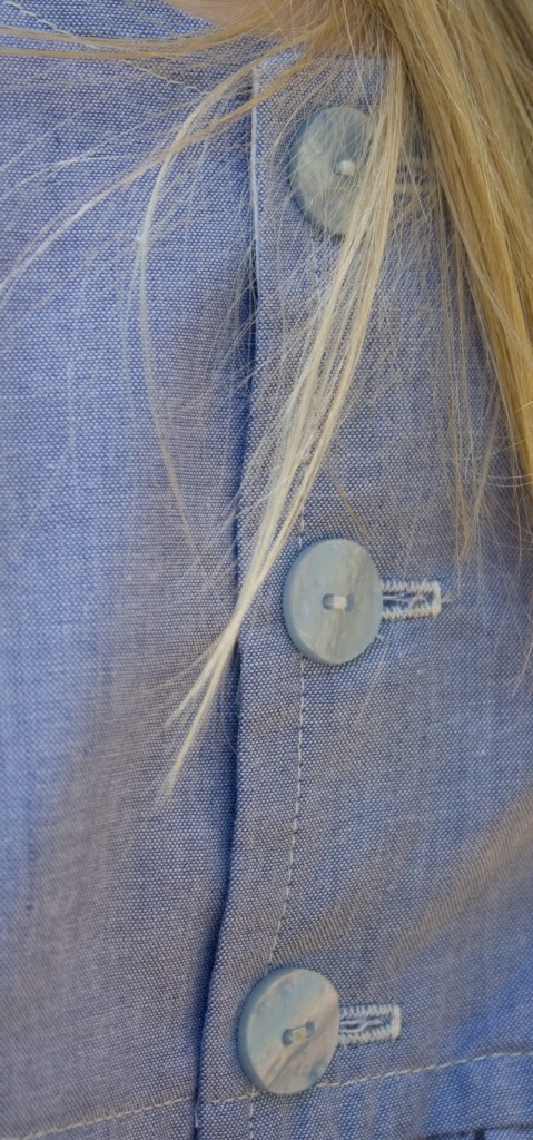 Blue Geranium buttons